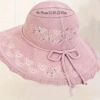 Korean-style new summer straw hat, sun protection hat, wavy beach hat for women - Image 5