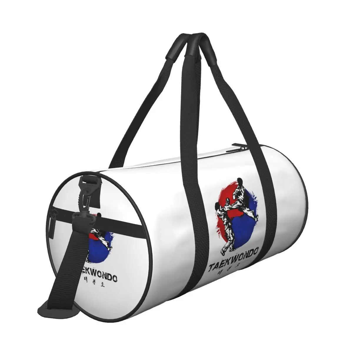 Taekwondo Corea artes marciales bolsa de viaje clásica bolsas deportivas grandes fin de semana diseño de hombres bolsa de gimnasio entrenamiento divertido bolsa de Fitness