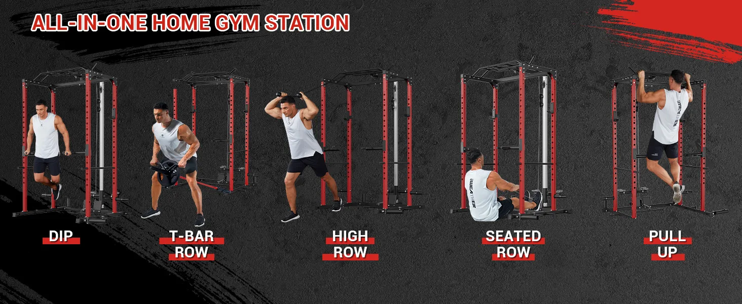 smith machine home gym power cage squat rack