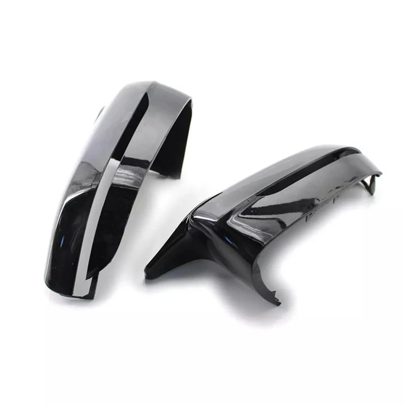 1Pair Wing Mirror Cover Caps 51167422719 51167422720 For BMW G20 G21 G30 G31 G11 G14 Rearview Mirror Shell Glossy Black