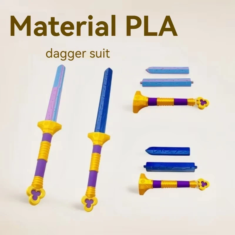 Neue montiert Kpop Rumi Schwert Cosplay Prop mit Symbol Outfit für Frauen Männer Kinder Halloween Karneval Kostüm Werkzeuge Zubehör