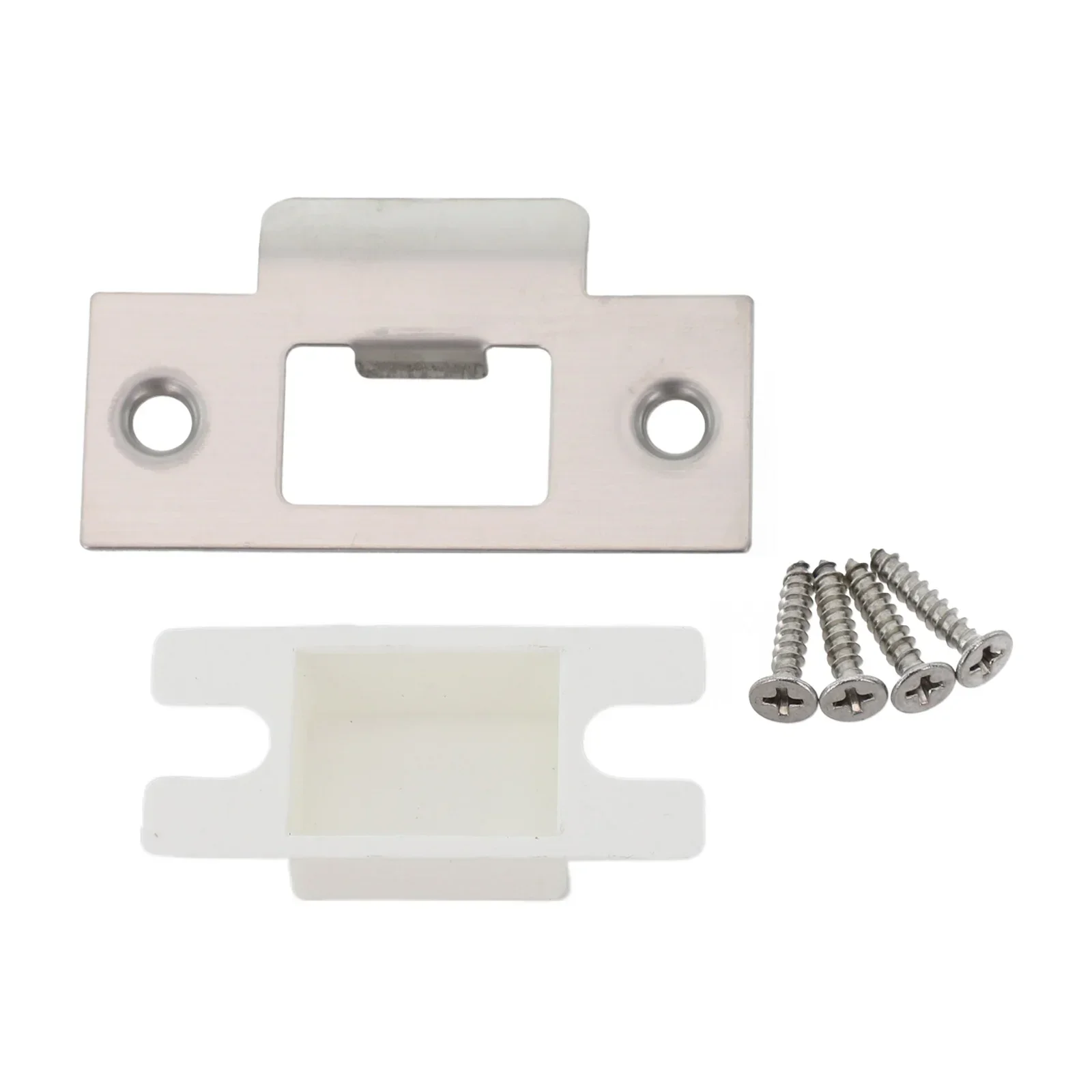 Door Reinforcement Plate With Screws Garage Deadbolt Cover Deadbolt Cover Plate Lock Tongue Buckle Furniture Hardware Accessory