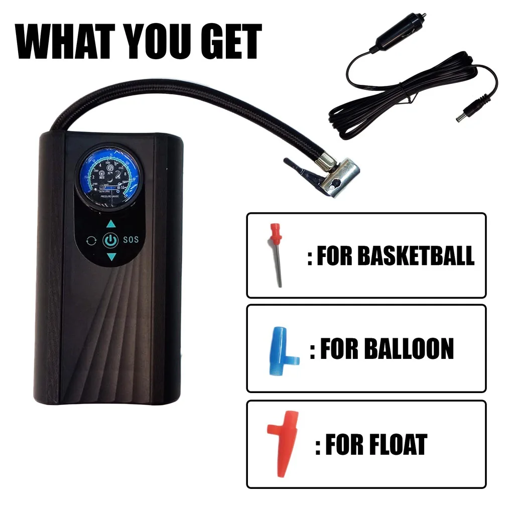 Car Air Pump Car Wireless Car with Convenient Tire Air General Multi-functional Super Air Pump Automotive Supplies Accessories