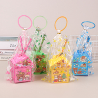 6Pcs Cute Pencil Eraser Ruler Pencil Sharpener Scissors Kit Pen Holder Cartoon Pen Container Set School Stationery Supplies