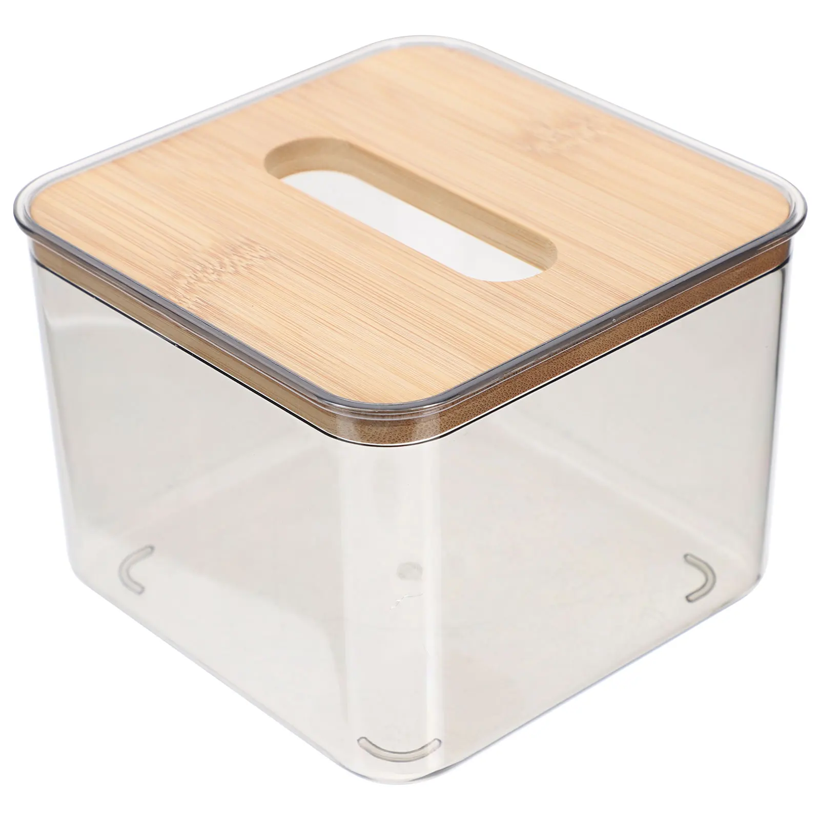 

Napkin Box Tissue Container Cube Holder Pet Bamboo Material Home Office Car Storage Organizer Paper Towel Dispenser