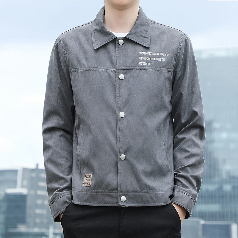 

Breathable Comfortable Denim Jacket Wind-Resistant Men Clothing High Quality Outwear Fashion Casual Style Hot Roupas Masculinas