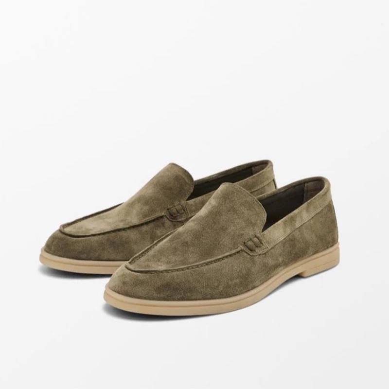 

MOOQDAAX 2025, модные винтажные кожаные лоферы с металлическим кольцом и пряжкой в новом английском стиле, женская обувь, женская обувь на плоской подошве