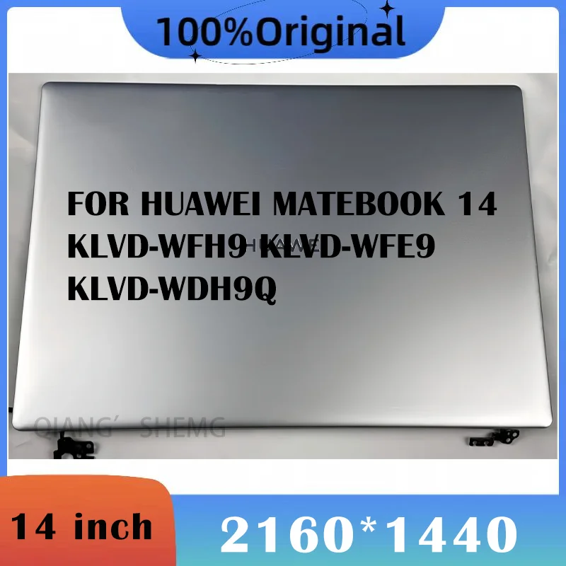 

For HuaWei MateBook 14 KLVD-WFH9 KLVD-WFE9 KLVD-WDH9Q 14 Inch Touch Screen LCD Panel Replacement Complete Assembly 2160*1440