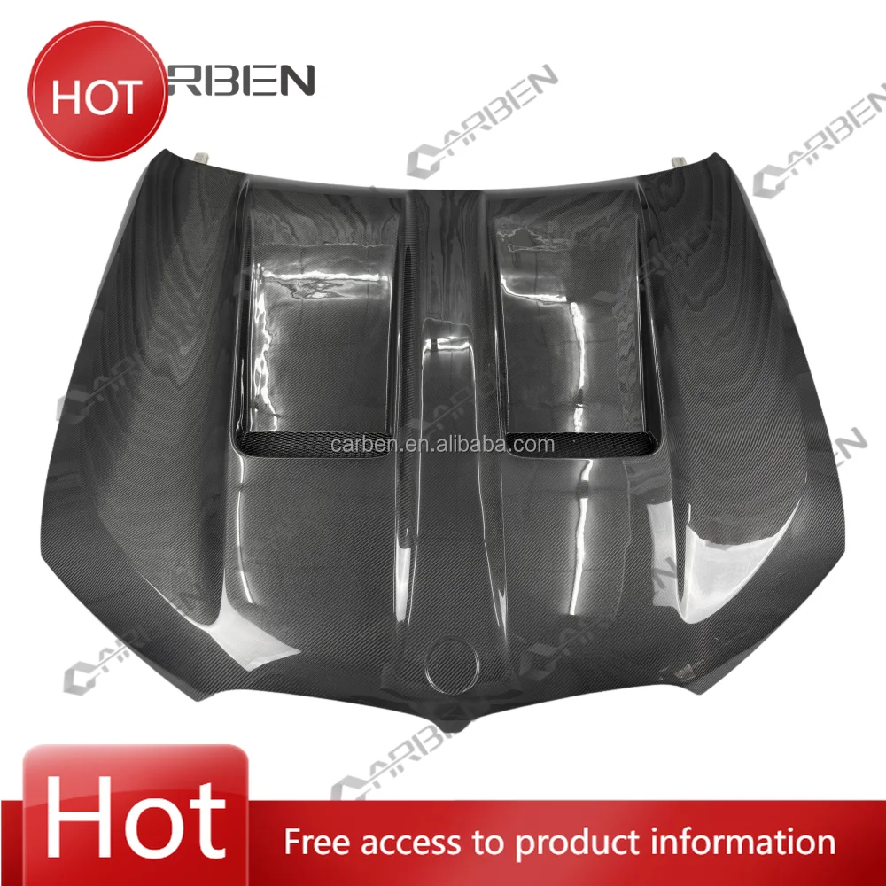 

Новинка для X5M X6M G05 G06 F95 F96, вентилируемый передний капот, новый дизайн, капот из углеродного волокна