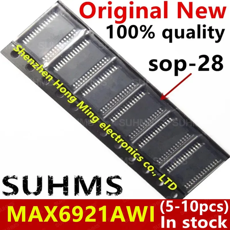 (5-10 sztuk) 100% nowy chipset MAX6921AWI MAX6921AW1 MAX6921 sop-28