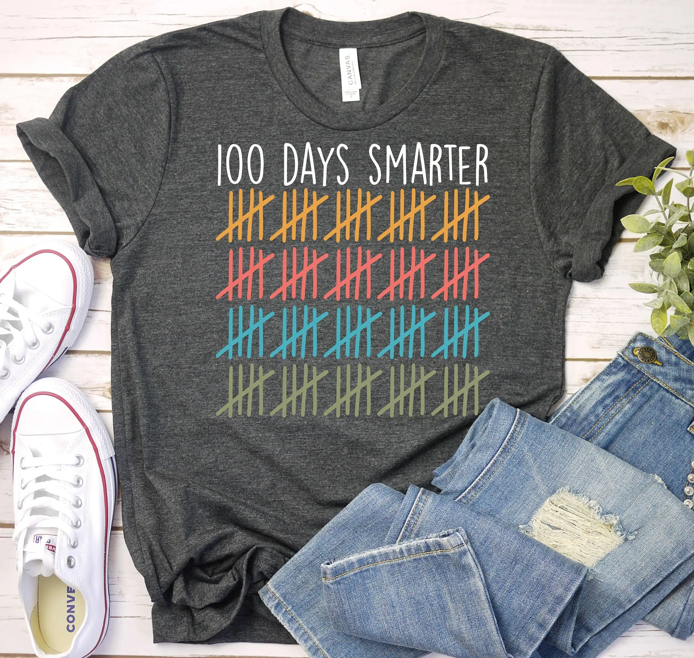 100 Days Smarter T Shirt 100Th Day Of School Special Education Teacher Elementary