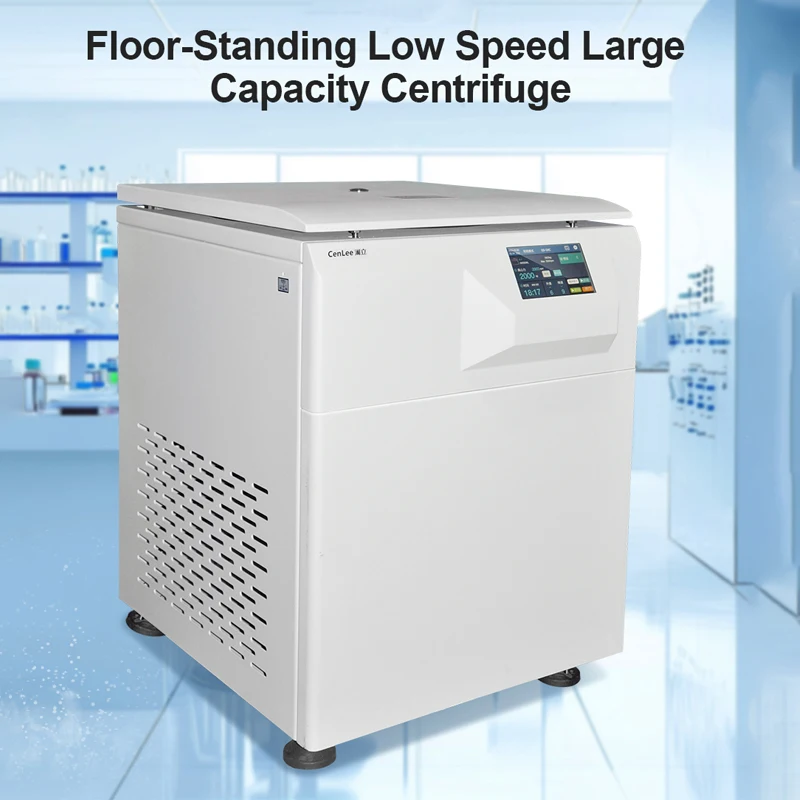 Laboratory Centrifuge Machine 6x1000ml Low-Speed Swing Rotor Design with Floor-Standing Stability