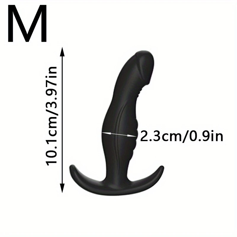 Silicone Anal Plug Universal for Men and Women, Self-Stimulation Toy, Rear Entry Bead for Adult SM Sex Toys - view 4