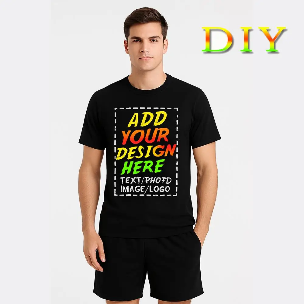 Customizable Men's And Women's Plus-size Short-sleeved Shirt And Shorts Suits DIY Design Sports Jersey Sets Wholesale Purchasing