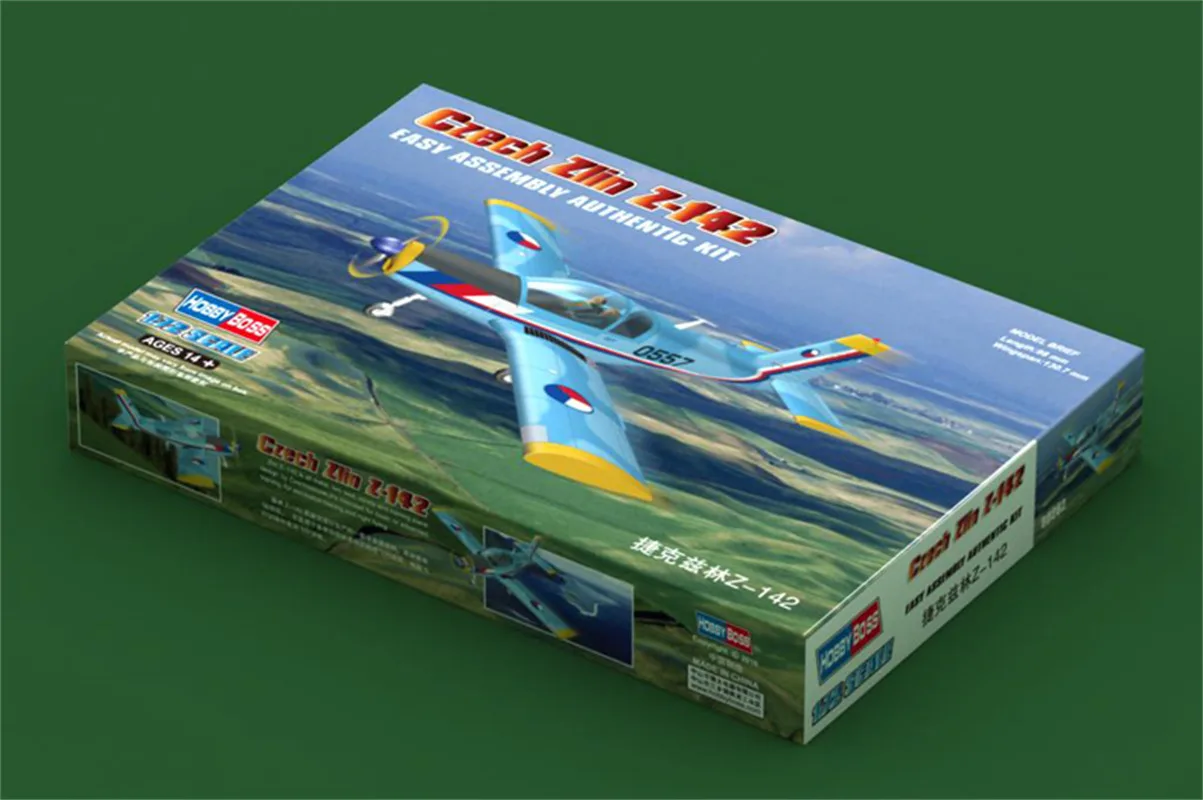 

HobbyBoss 1/72 Scale Czech Zlin Z-142 Military Plastic Aircraft Assembly Model #80282