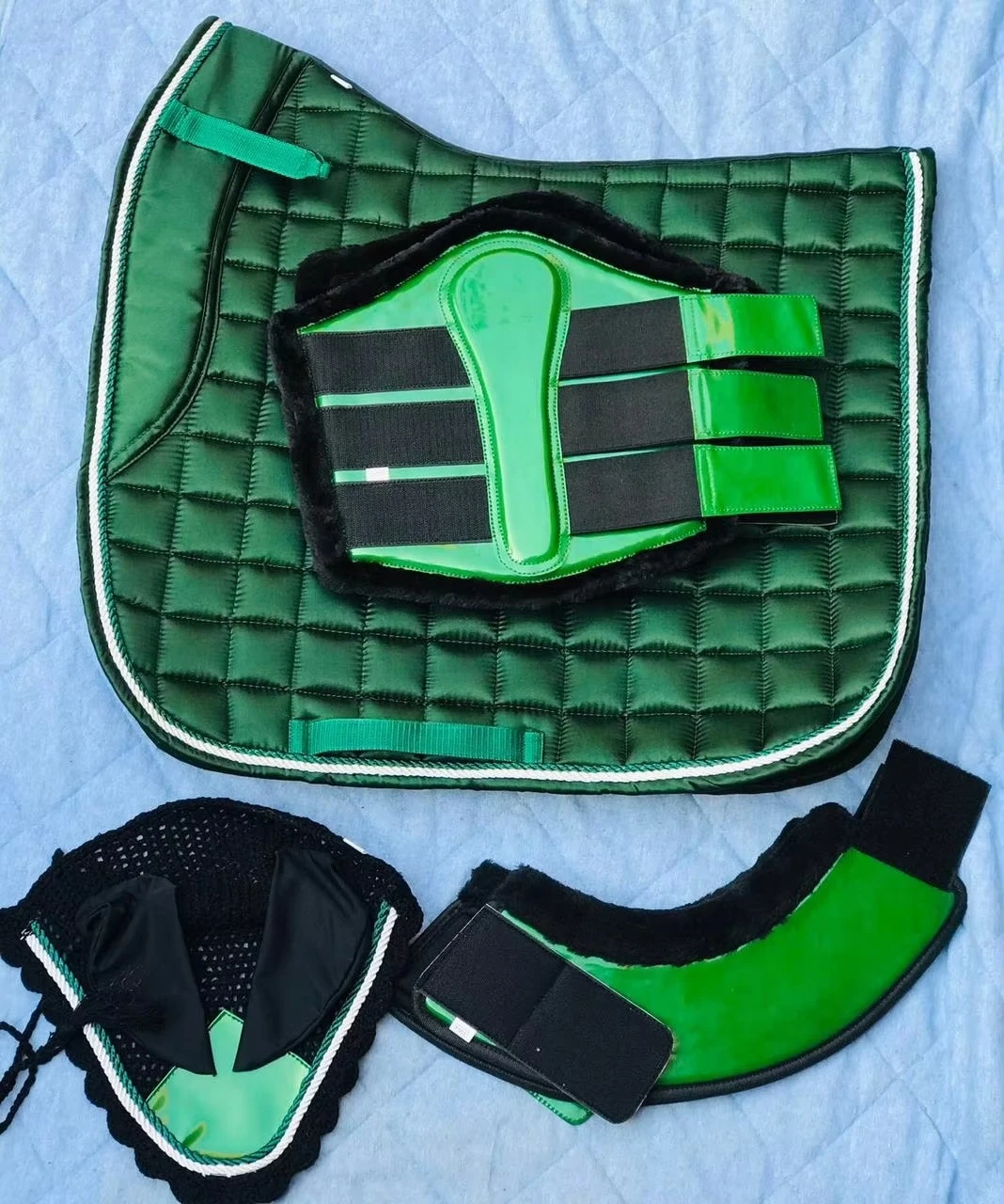 Horse Dressage Saddle Pads, Horse Blanket Set Sublimation Match Saddle Pads and Pads
