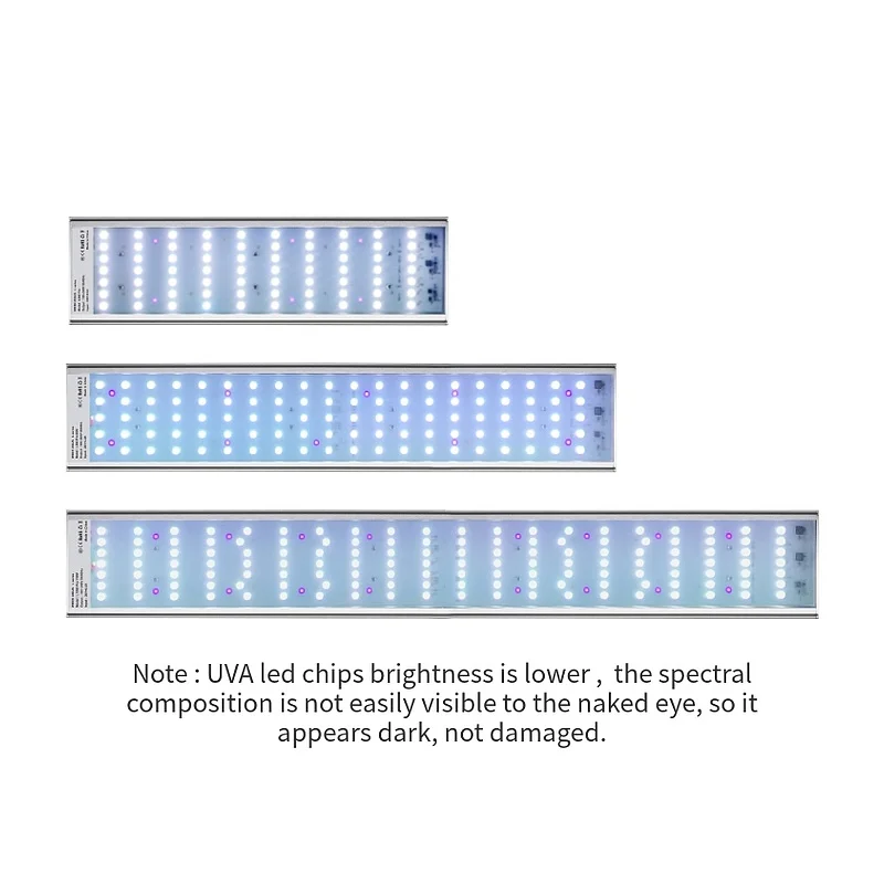 WEEK AQUA L Series,  Aquarium LED Grow Lamp for Plants, App Control, Aquariums Equipment Lighting, RGB + UV,Adjustable width