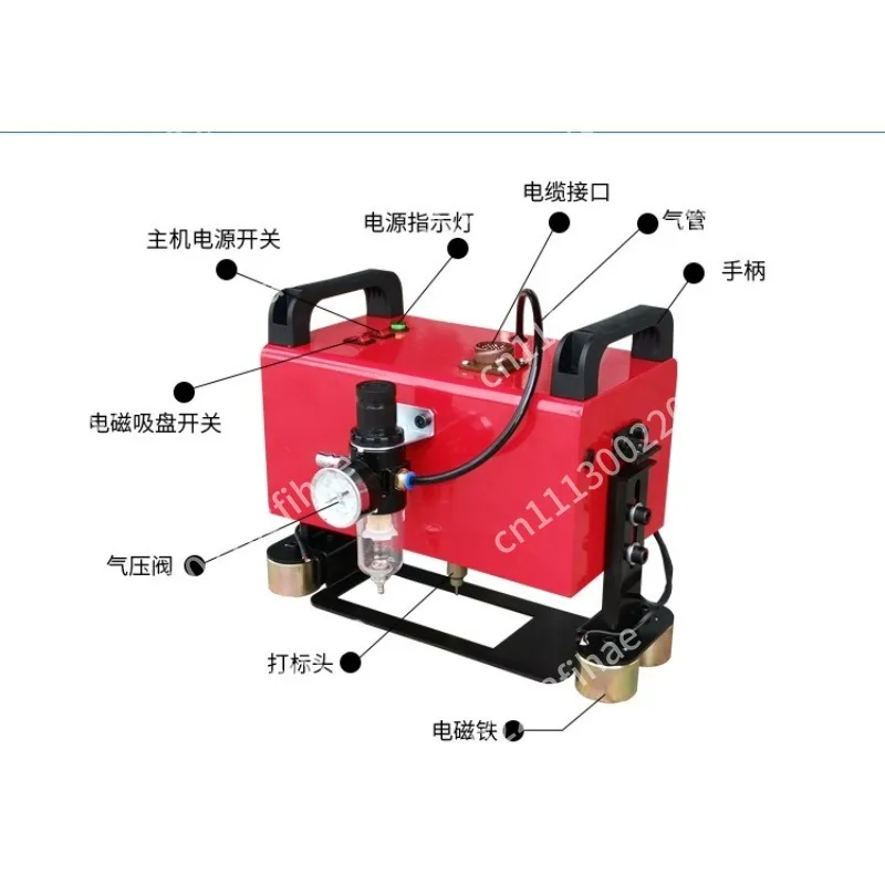 Car frame number Beam marking machine Industrial control integrated pneumatic coding machine Portable