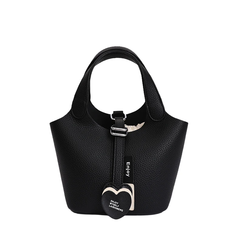 

Fashionable Leather Diaper Bag Ladies Crossbody Tote Purse High End Minimalist Original Design Classic Commuter Bag