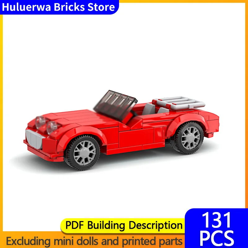 

Speed Hypercar Model MOC Building Bricks Sprite Mk Convertible Sports Car Modular Technology Gifts Holiday Assemble Children Toy