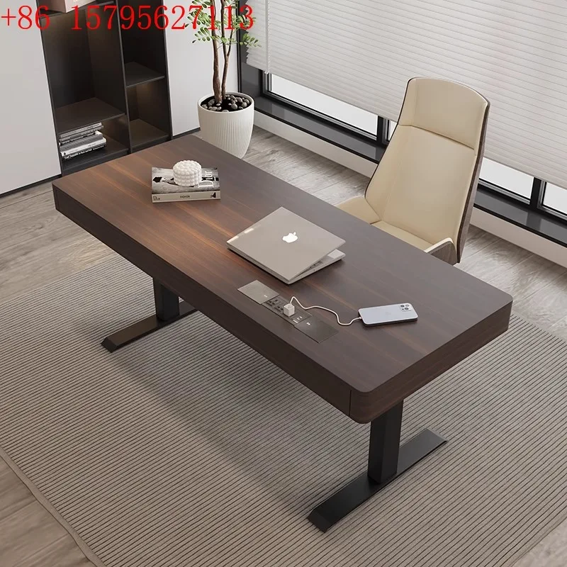 

Итальянский минималистичный интеллектуальный электрический подъемный стол, современный простой домашний учебный стол