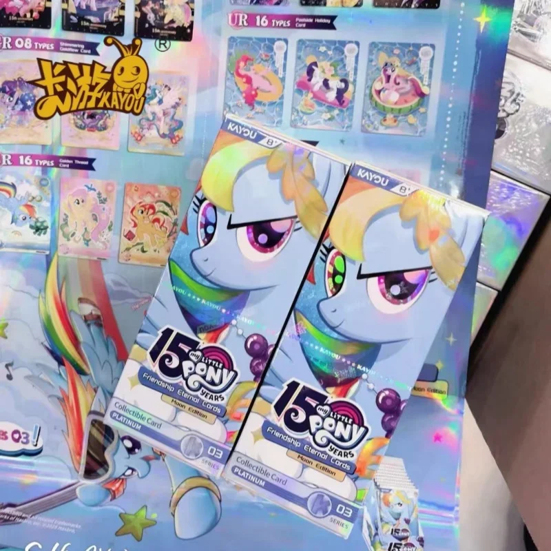 

Коллекционная карточка KAYOU Anime English My Little Pony, серия 3, издание «Вечная дружба: Луна», игрушка-подарок для детей