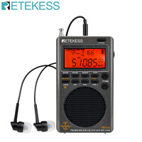 Retekess TR110 Radio FM Receiver Portable Shortwave Radios AM FM All Waves Band CB AIR Band Ham Radio SW MW LSB VHF UHF For Gift