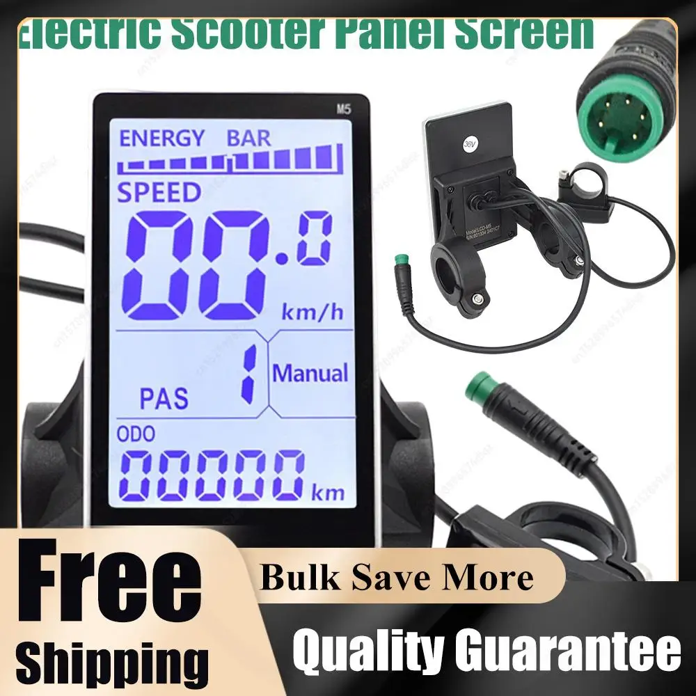 

Водонепроницаемый ЖК-дисплей M5 для электросамокатов и электровелосипедов, панель приборов для горных электровелосипедов