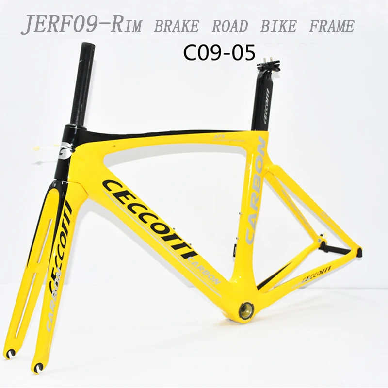 Carbon Frame T1000 Road Bicycle Frame Rim Brake Frameset BB68 Bottom Bracket Race Frame Popular Hot Selling Model Frame