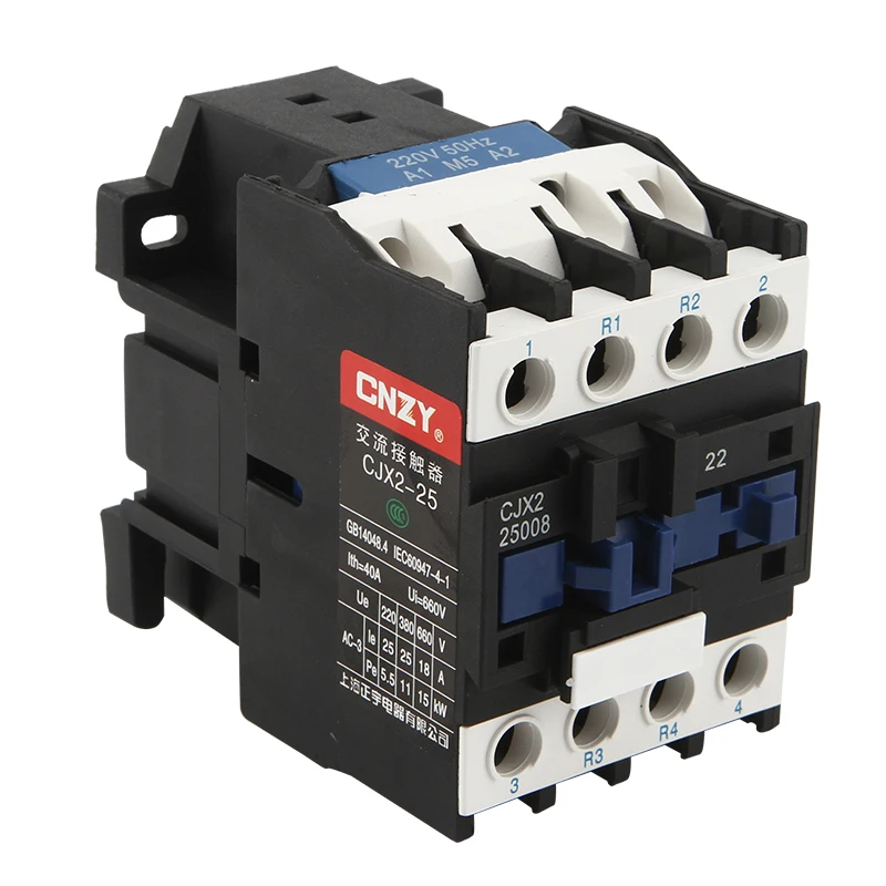 CJX2-25008/32008 LC1-D AC Magnetic contactor 25A   32A  Din Rail electric contactor AC380V 220V 110V 24V 36V  2NO 2NC