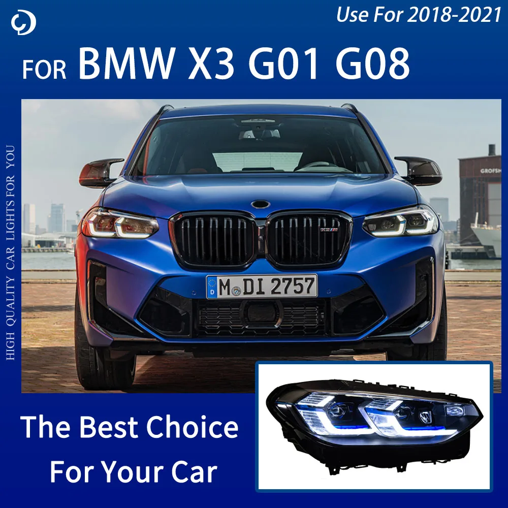 

Headlights Use For X3 G01 G08 2018-2021 LED Headlights Assembly Upgrade LCI Newest Style Blink Signal Lamp Tool Accessories