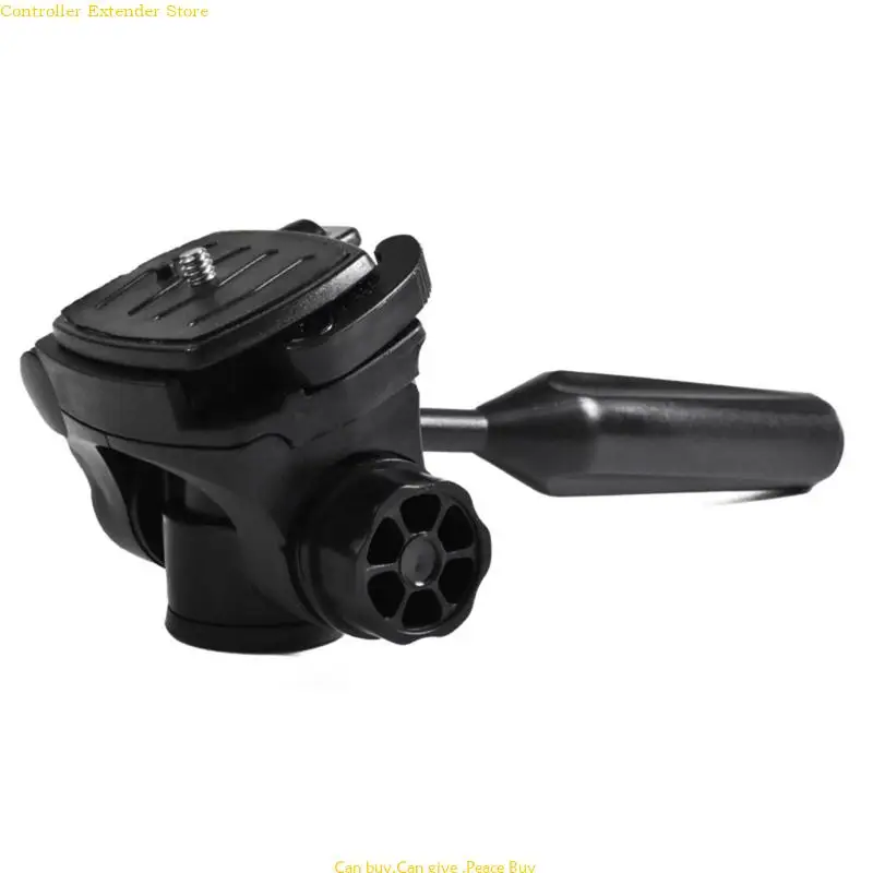 

Tripod Pan for Head, 360° Rotation 90° Tilt 3-Dimensional Tripod for Head Mount with 3/8 Inch Thread 1/4 Inch Screw for Tripod