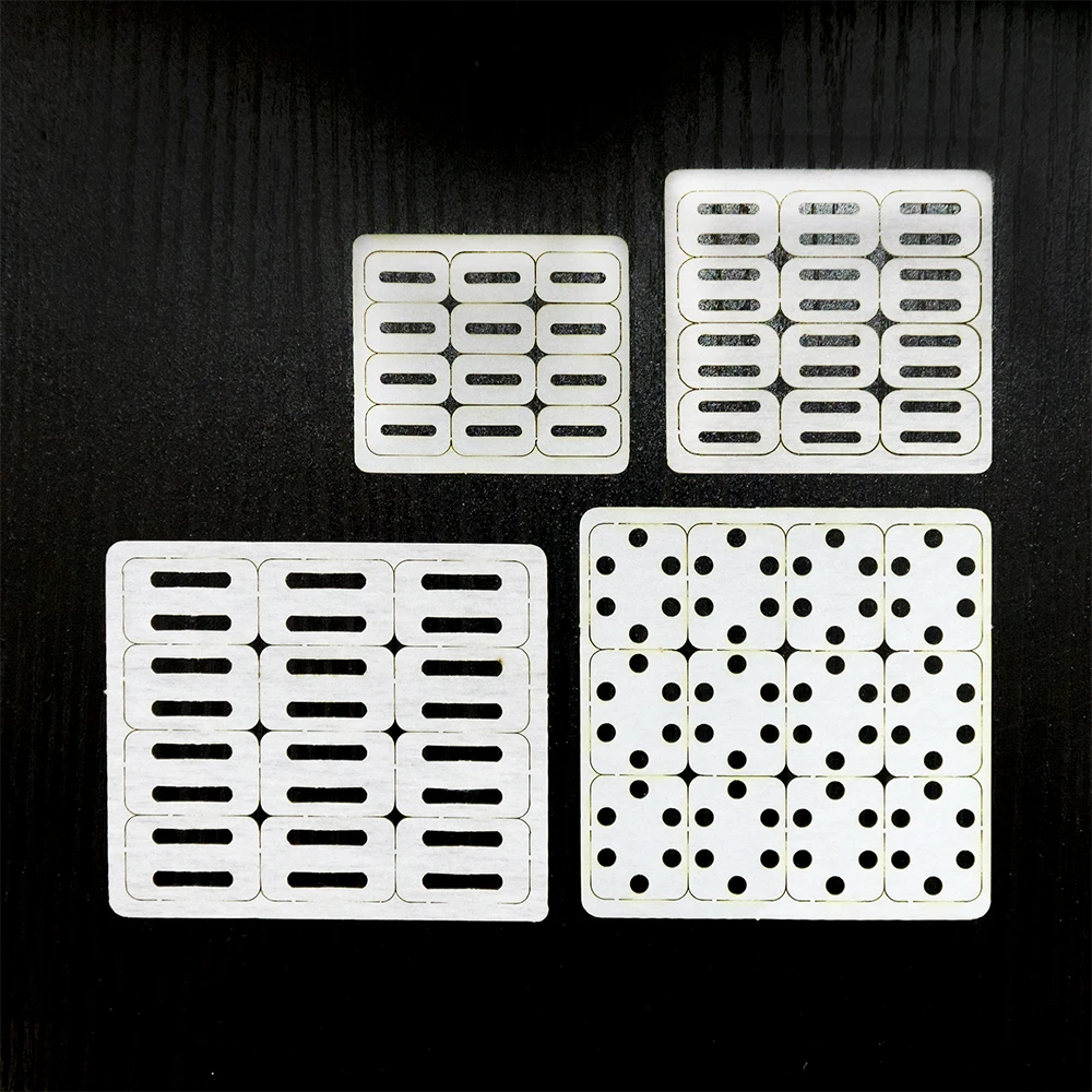 AEO Laser‑Cut Fiberglass Flexible Living Hinge 24Pcs/Bag Durable Connector for DIY Laser Cut Wooden Model Making Accessories