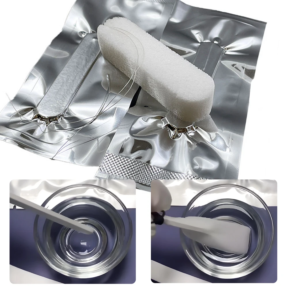 10-100pcs Nasal Dressing Medical Hemostatic PVA Sponge Nose Bleeding Nasal Packing Haemostasis Plug For Nose Medical Aesthetics