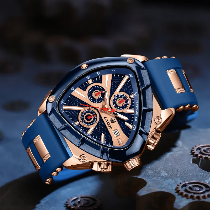 Relogio masculino lige relógio masculino marca superior de luxo calendário luminoso homem relógio militar esporte relógios quartzo para homem cronógrafo