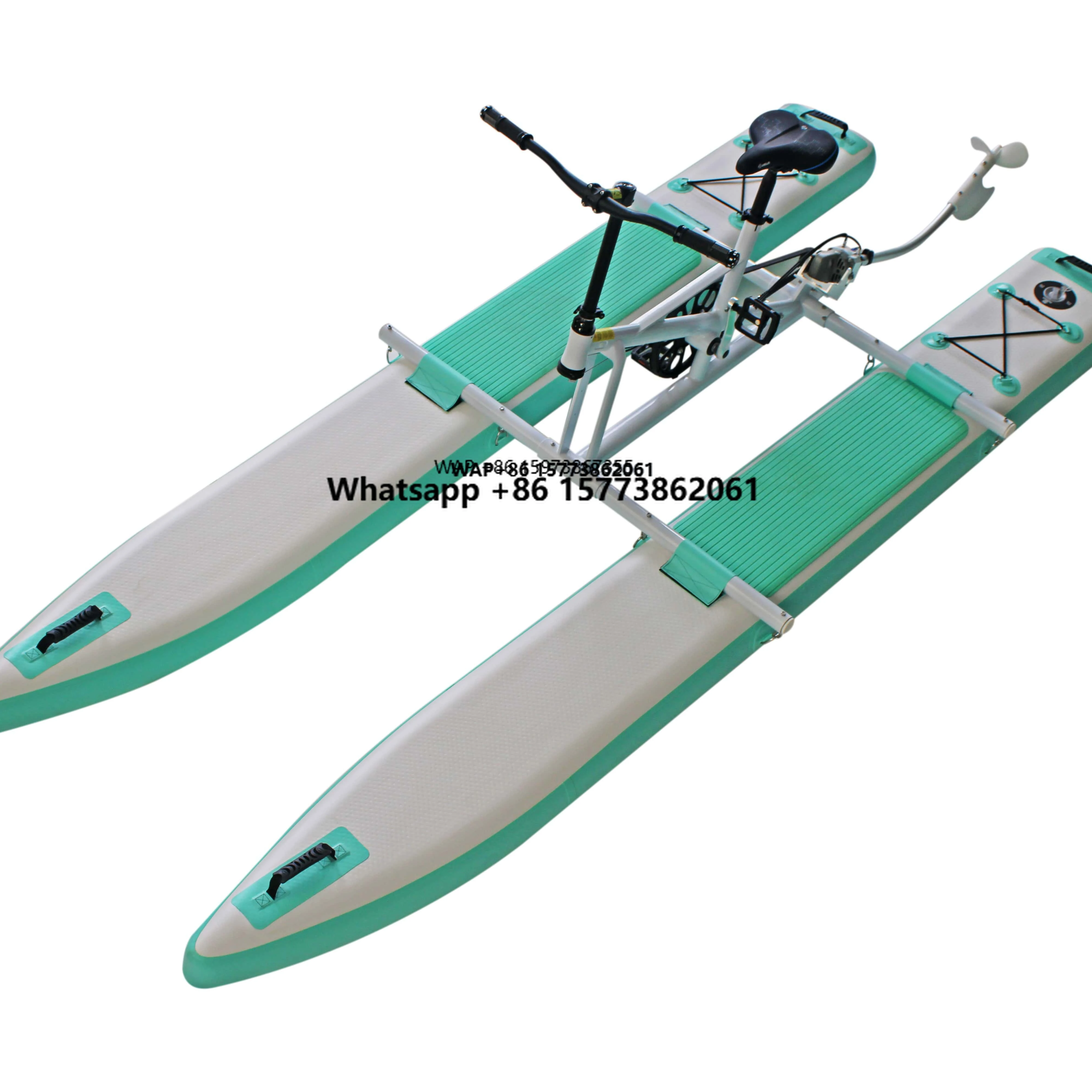 Customizable Coastal Cycling Equipment Tandem Water Bicycles Marine Bike for Two Person