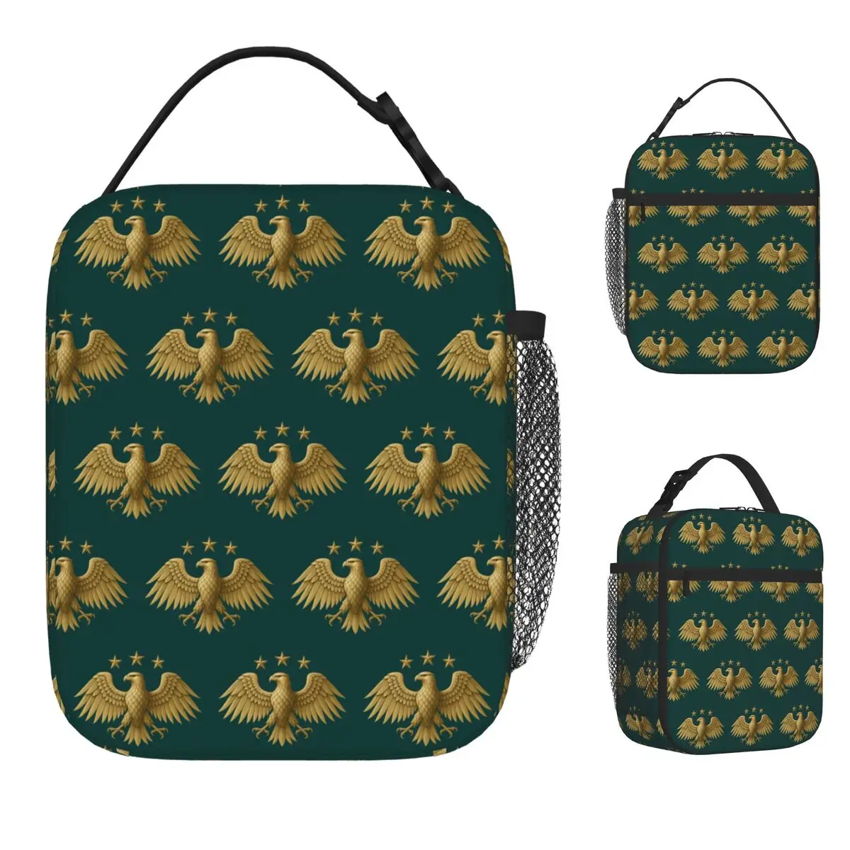 Insulated Lunch Bags Eagle Of Syria 2025 Symbol Syrian Proud Food Box Unique Design Cooler Thermal Bento Box For School