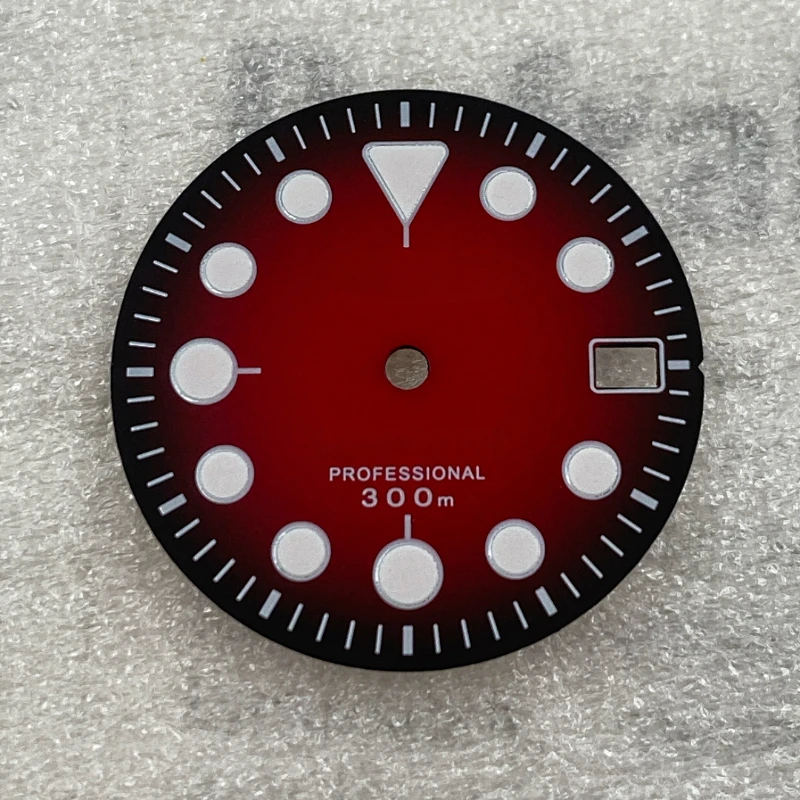 Red Black White Gold Sk Retro NH35 Dial Literal Modification Watch Accessories Green Luminous Suitable for NH36 Movement Literal