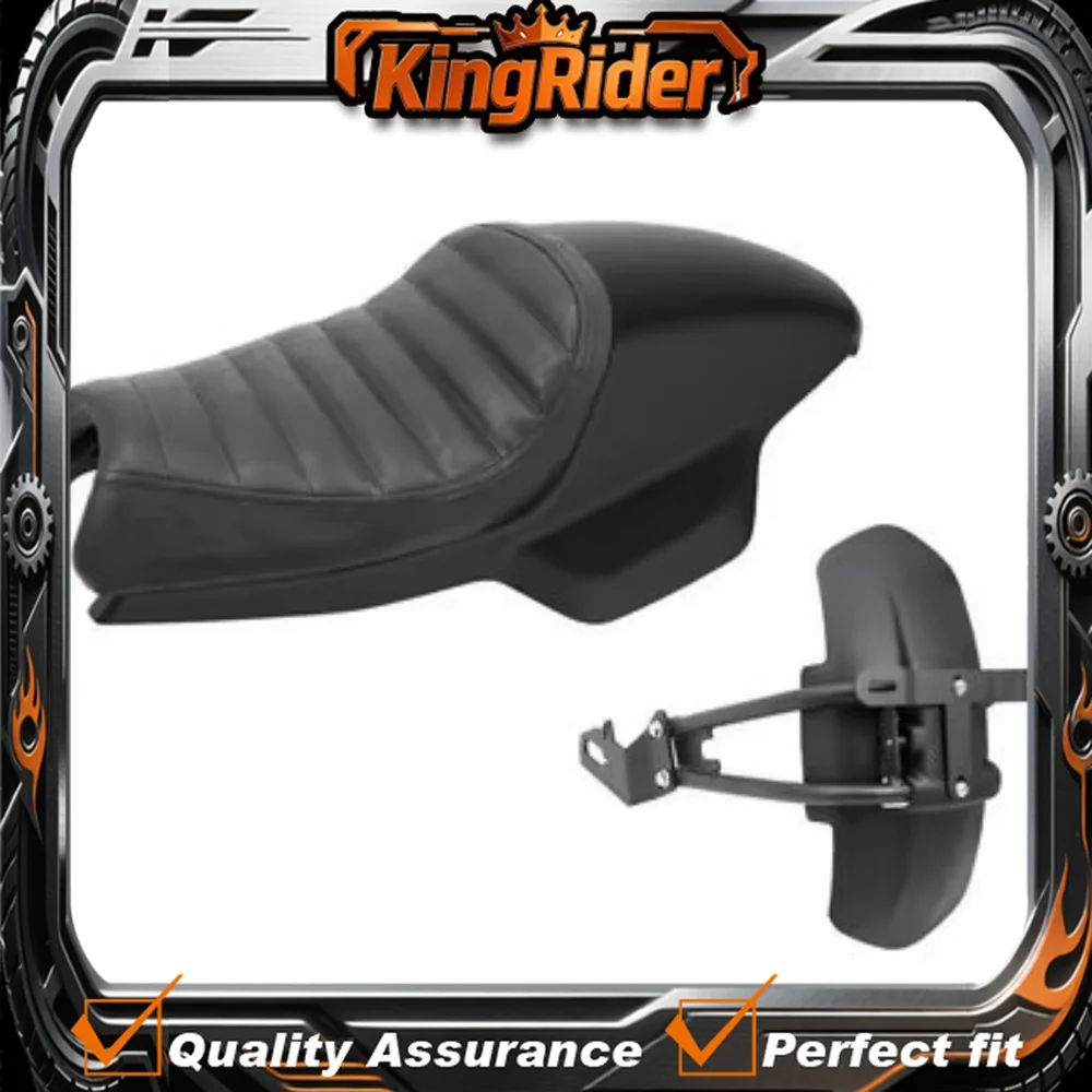 QJMOTOR SRV300 300SRV Motorcycle modified single hump seat cushion special seat cushion water taillight back fender