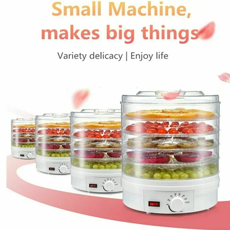 350W Dried Fruit Vegetables Meat Machine Household MINI Food Dehydrator Pet Meat Dehydrated 5 layers Snacks Air Dryer