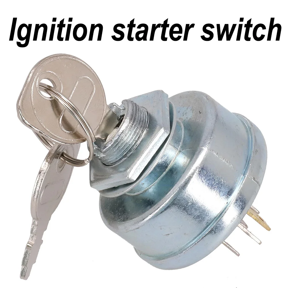 For Ignition Starter Switch 3 Position 5 Terminals Fits Ride On Tractor Mowers Including T1460S STX38 and 21064