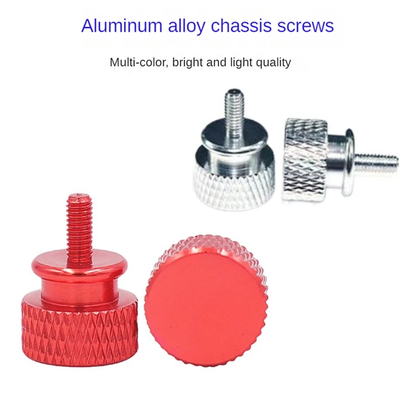 HOT-10Pcs/Lot UNC6 -32 M3.5 Hand Screw For GPU Holder PSU Computer Case Side Panel Screws PC Assemble Watercooling