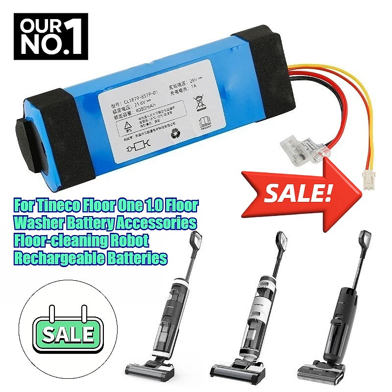 

Rechargeable Lithium Battery for TinecoFu 1.0 Floor Washer and Robot Vacuum Cleaner