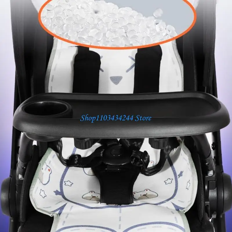 

Аксессуары для колясок Нескользящий поднос для закусок Съемный поднос для еды для коляски Обеденный стол