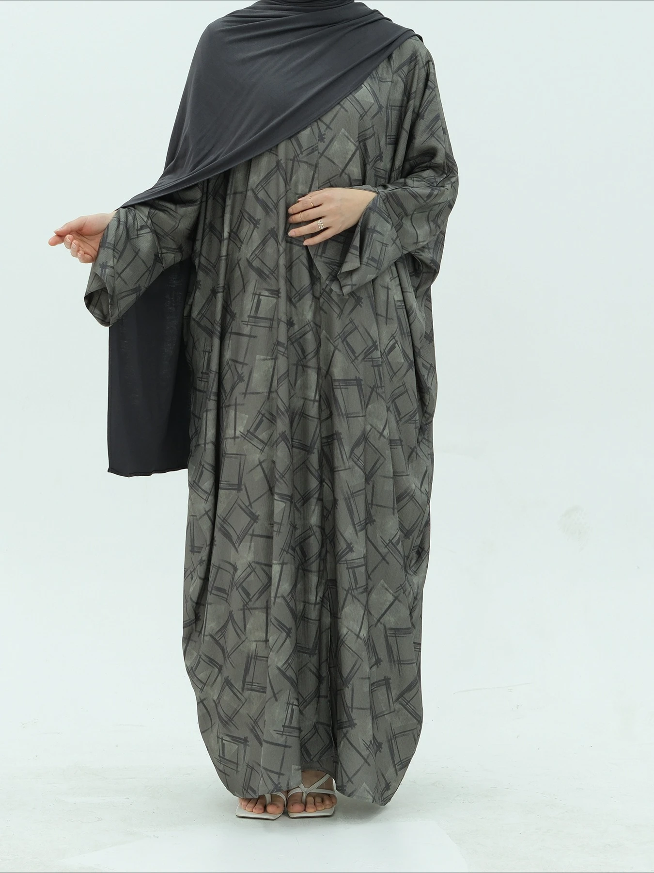 

Ид Женский кардиган с принтом Абая Платье Мусульманская осенняя вечеринка Рамадан Длинные Абаи открытые Vestidos Largos Арабский длинный халат марокко кафтан