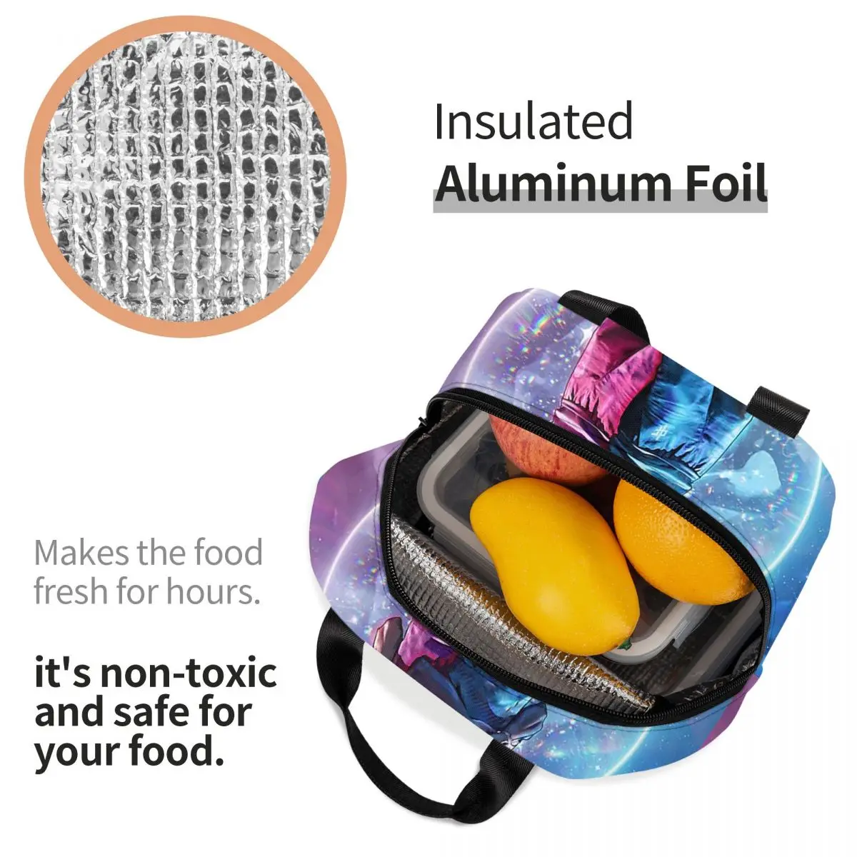 PNL Nabil Andrieu وTarik Andrieu المغني أكياس الغداء معزول بينتو صندوق مقاوم للماء حقيبة الغداء أكياس نزهة مانعة للتسرب