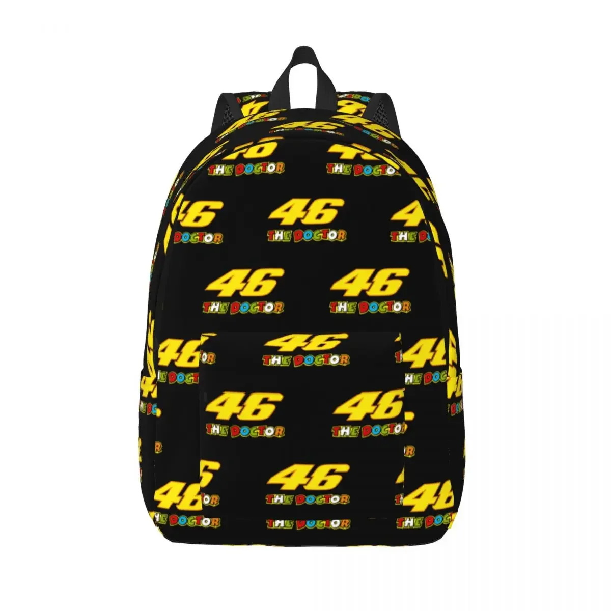 Vr-46 Motorsport Racing Backpack for Men Women Cool Student Hiking Travel Daypack Laptop Computer Shoulder Bag Gift