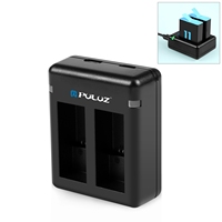 PULUZ USB Dual Batteries Charger for GoPro HERO12 11 10 9  (not include battery)