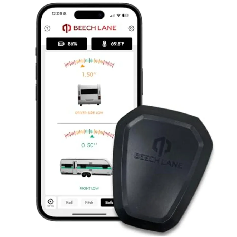 

Wireless RV Leveling System Made in the USA User-Friendly Phone App With Real-Time Precise Leveling Measurements Advanced Wirel
