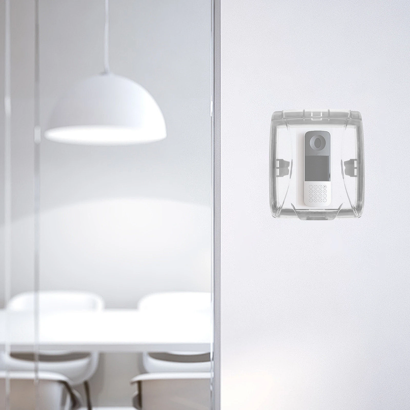 Doorbell Cover Waterproof Universal Splashproof Outside Transparent Easy Installation Chime Box Nest Protective